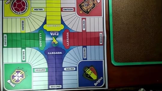 Top view of Colombian Game Parqués