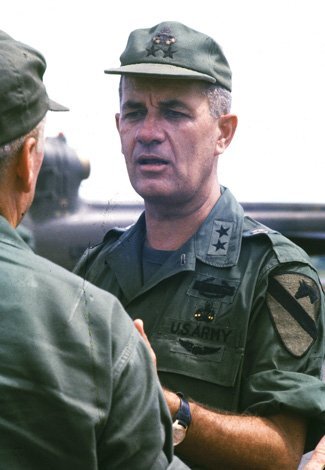 Maj. Gen. Norton, commander of the 1st Cavalry Division (Airmobile) at An Khe, Republic of Vietnam. Photo courtesy of the author.