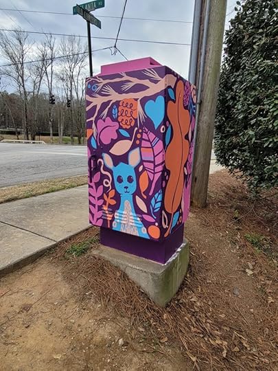Public Art - Traffic Box Art for the City of Stockbridge, Georgia.