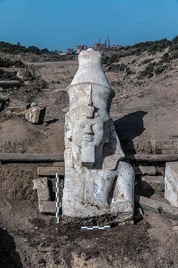 Rameses statue head