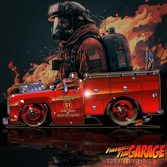 emergency squad 51 custom car art