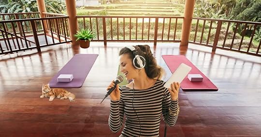 A nice karaoke session can help you relax after work.