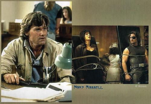 Kurt Russell and Valeria Golino in Escape from L.A. (1996)