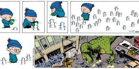 calvin-building-tiny-snowmen-for-a-t-rex