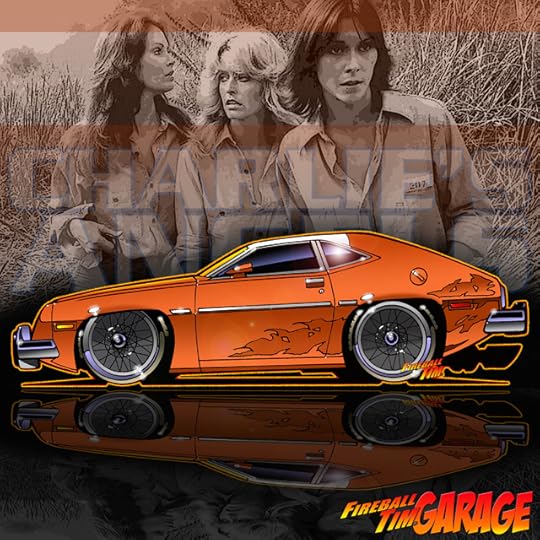 Charlies Angels Ford Pinto Fireball Custom Car Art