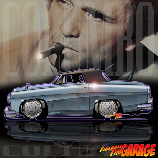 Columbo Peugeot Fireball Custom Car Art