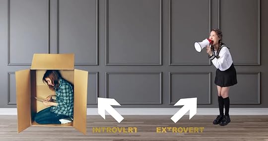 The book extroverts read most likely differ base on their personality compare to an introverts.