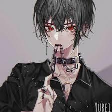 Vampire edit | Black haired anime boy, Cute anime guys, Anime drawings boy
