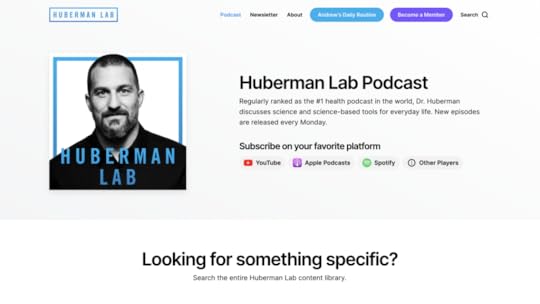 huberman lab blog layout