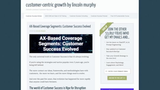 business blog layout