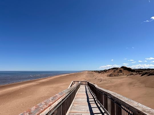 Ramp leading to Brackley Beach