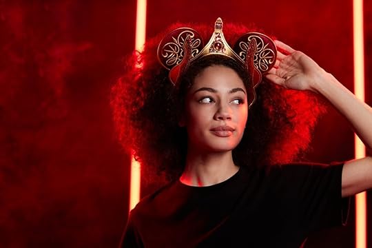 Queen Amidala Throne Room Minnie Ears on model.