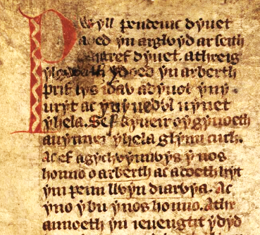 Peniarth MS4, folio f1r