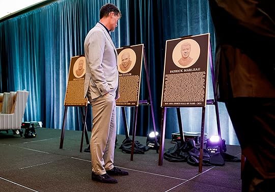 Bay Area Sports Hall of Fame inductee Patrick Marleau reads...