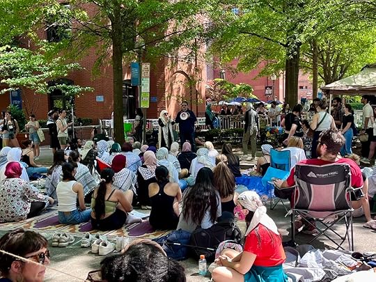 teach-in at the Gaza Encampment