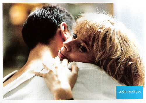 Jean-Marc Barr and Rosanna Arquette in Le grand bleu (1988)