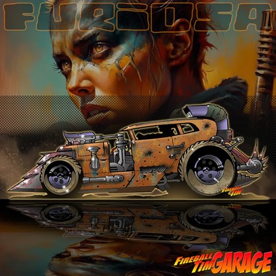 Furiosa Mad Max Custom Car Art