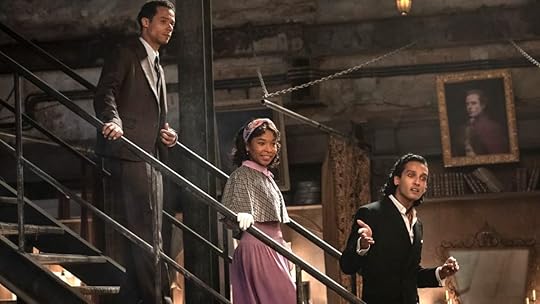delainey hayles as claudia with Louis and Armand in with the vampire season 2