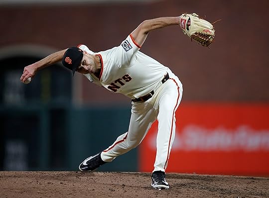 San Francisco Giants relief pitcher Tyler Rogers #71 throws against...