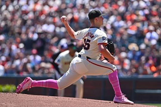 San Francisco Giants pitcher Kyle Harrison (45) pitches against the Cincinnati Reds in the first inning of their MLB game at Oracle Park in San Francisco, Calif., on Sunday, May 12, 2024. (Jose Carlos Fajardo/Bay Area News Group)