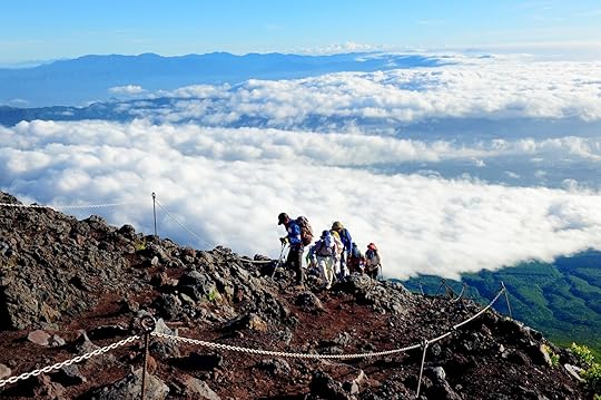 can you climb mount fuji japan - hikers