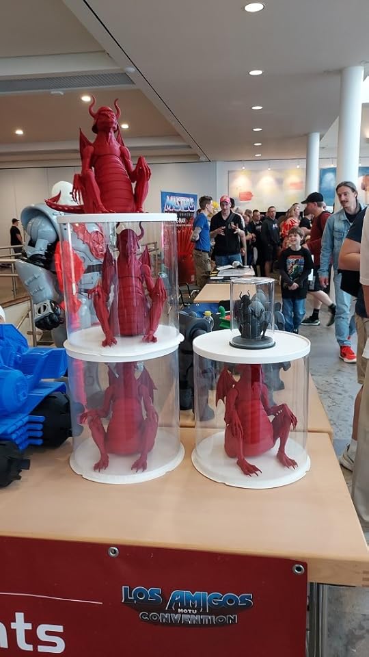 3-D printed Granamyr figures at Los Amigos