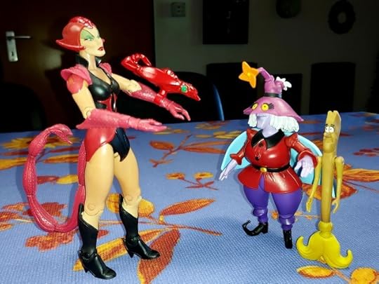 Masters of the Universe Classics Scorpia and Madame Razz and Broom