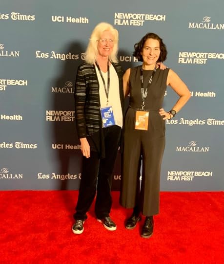 With Jennifer Cox at the World Premier of “Barbara Rachko: True Grit” at the 2023 Newport Beach Film Festival