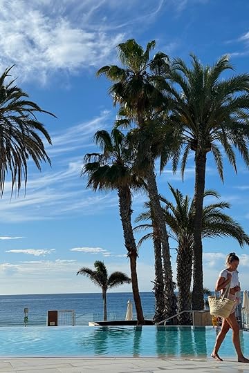 Girl by pool at at Paradisus by Melia Gran Canaria