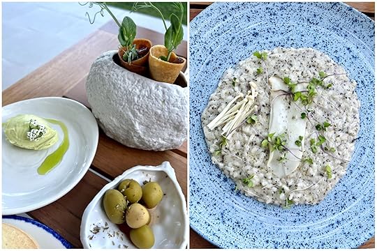Risotto and starters at Paradisus by Melia Gran Canaria