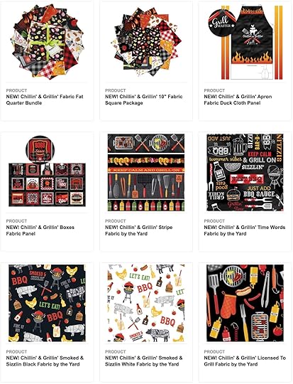 NEW! Chillin' & Grillin' Fabric Collection by Kanvas Studio for Benartex Available at ShopNZP.com