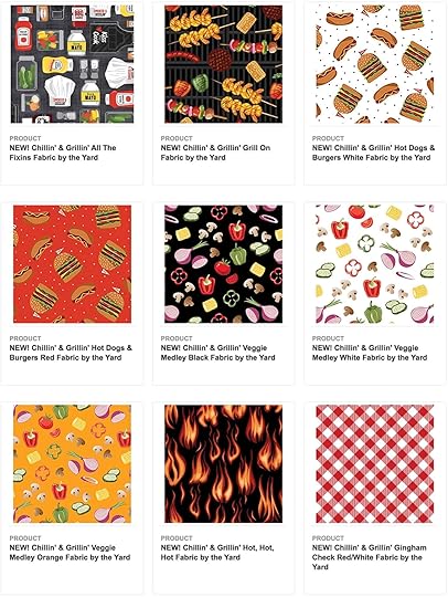 NEW! Chillin' & Grillin' Fabric Collection by Kanvas Studio for Benartex Available at ShopNZP.com