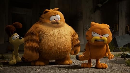 The Garfield Movie Garfield with drones