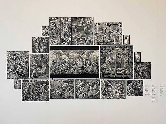 A selection of prints from the exhibit 