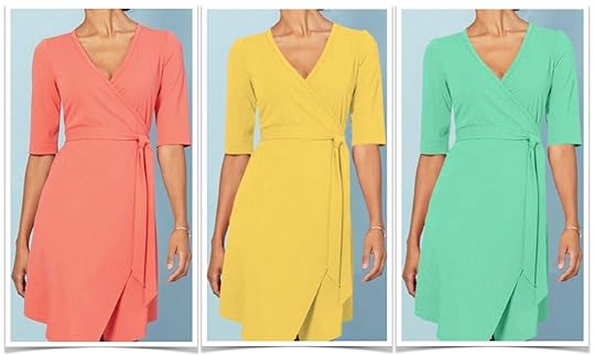 McCall's M7893 Wrap Dress Pattern by Nancy Zieman Productions and Stretch Jersey Knit Fabrics!
