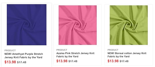 Stretch Jersey Knit Fabrics by the Yard on Sale at Nancy Zieman Productions at ShopNZP.com