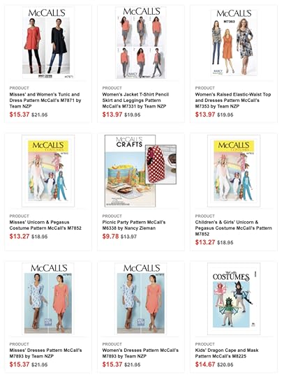 McCalls Sewing Patterns on Sale at Nancy Zieman Productions at ShopNZP.com