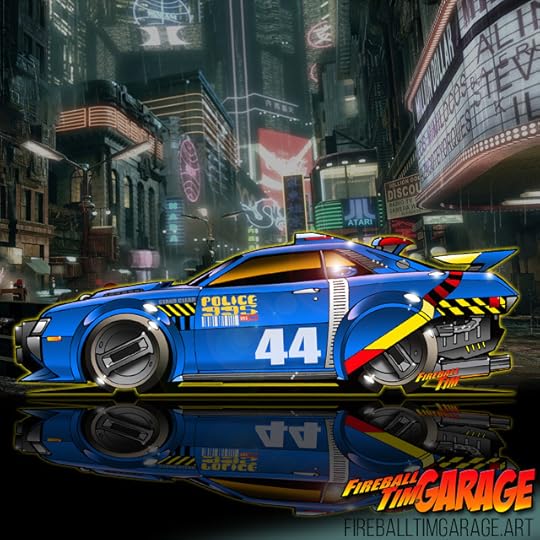 Blade Runner Cops Concept Art by Fireball Tim Garage