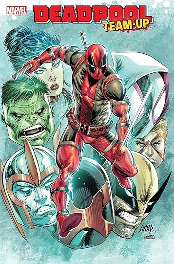 Rob Liefeld's variant cover for Deadpool Team-Up #1.