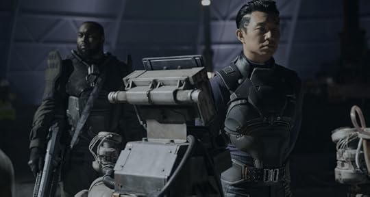 Simu Liu in a still from
