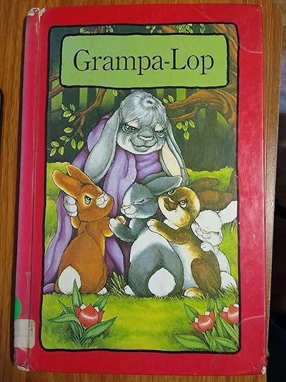 Grampa-Lop alternate cover where Grampa-Lop is surrounded by baby bunnies hugging him affectionately