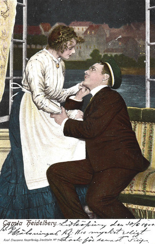 Anders de Wahl and Astrid Torsell in the play Old Heidelberg
