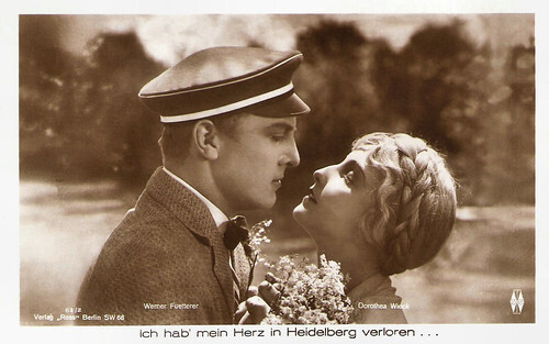 Werner Fuetterer and Dorothea Wieck in Ich hab mein Herz in Heidelberg verloren (1926)