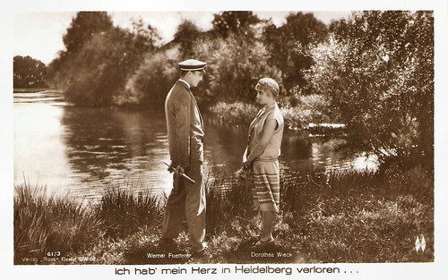 Werner Fuetterer and Dorothea Wieck in Ich hab mein Herz in Heidelberg verloren (1926)