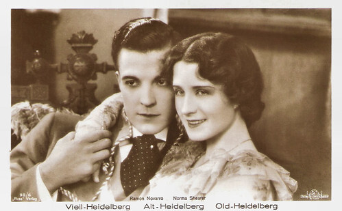 Ramon Novarro and Norma Shearer in The Student Prince in Old Heidelberg (1927)