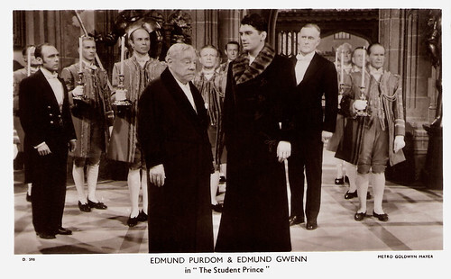 Edmund Purdom and Edmund Gwenn in The Student Prince (1954)