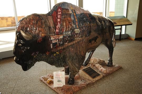 bison statue