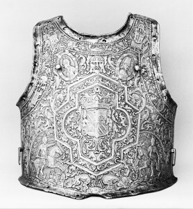 The breastplate in putting on the armor of God
