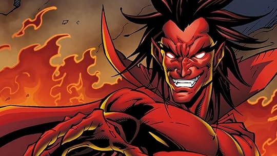 The demon lord Mephisto, the Satan figure on Marvel Comics.