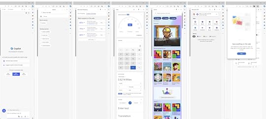 Microsoft Edge right panel features